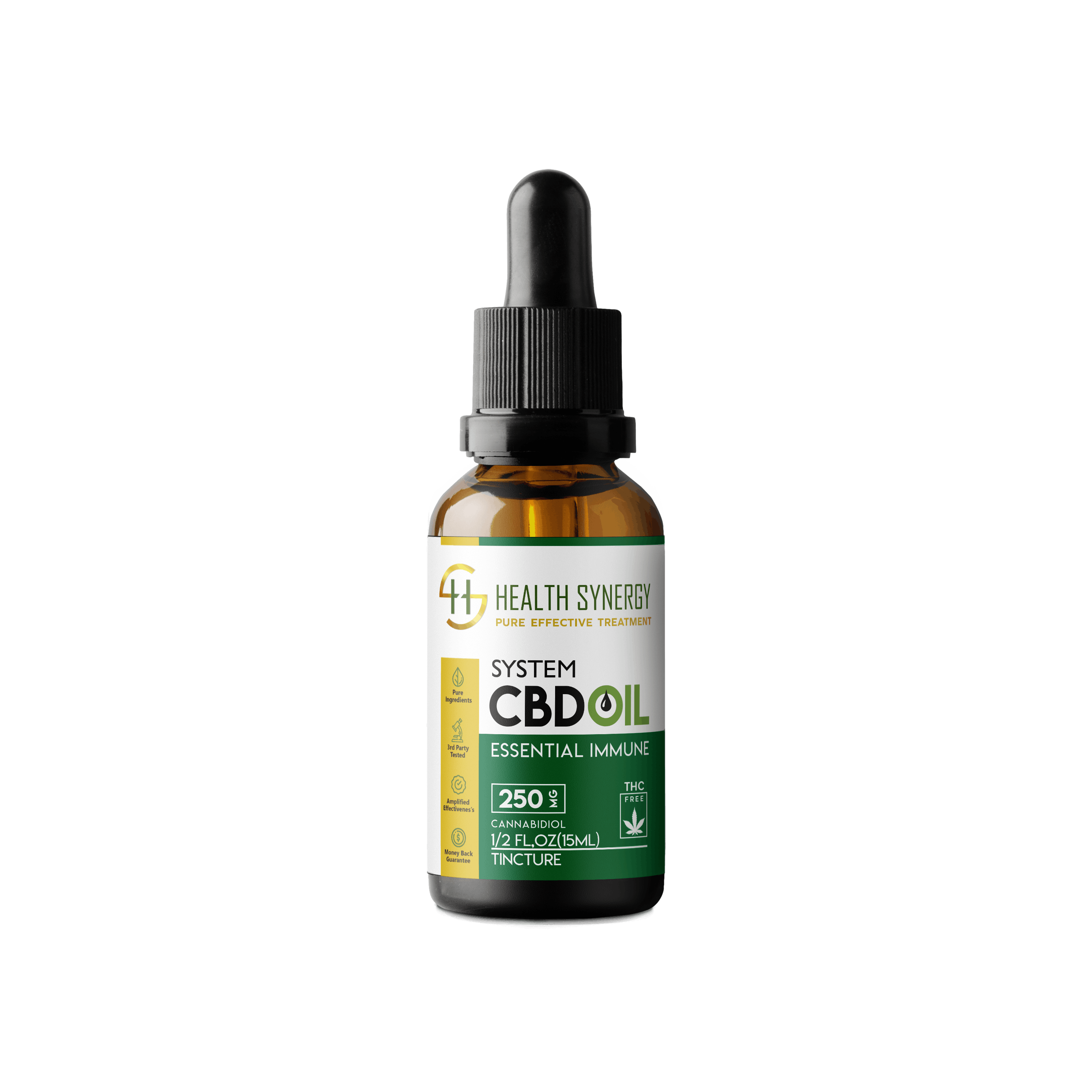 THC FREE CBD OIL 250MG 1/2 OZ